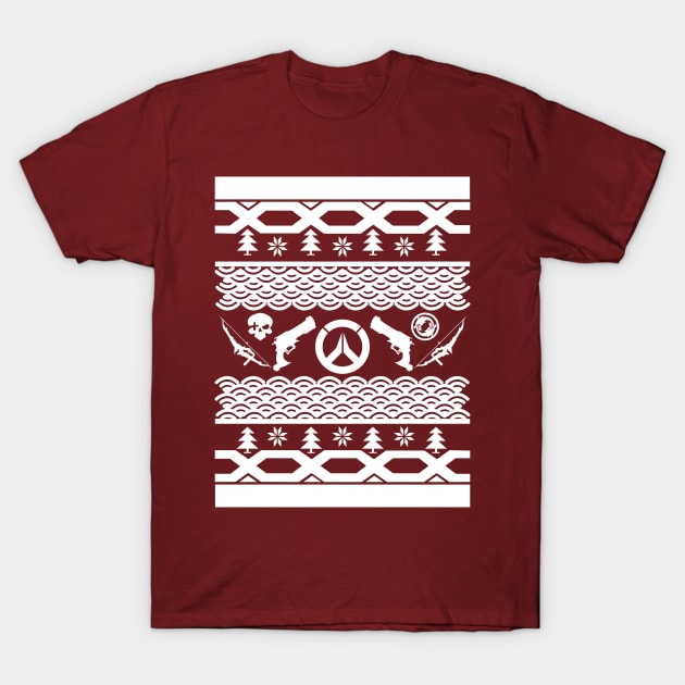 McHanzo Ugly Christmas Sweater T-Shirt by acorntree